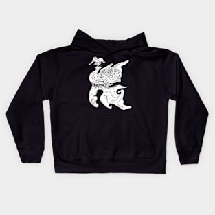 Swan or butterfly Kids Hoodie